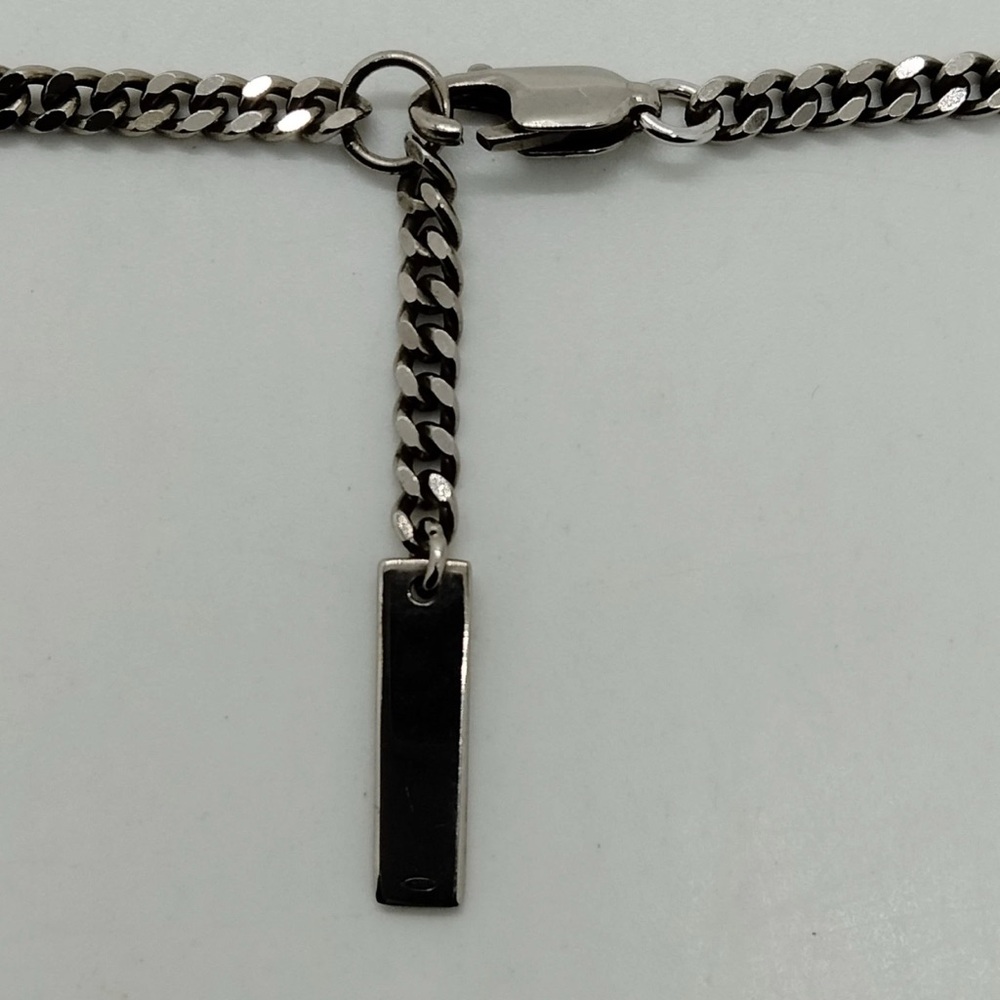Christian Dior Necklace Silver Authentic Classic CD - Picture 10 of 14